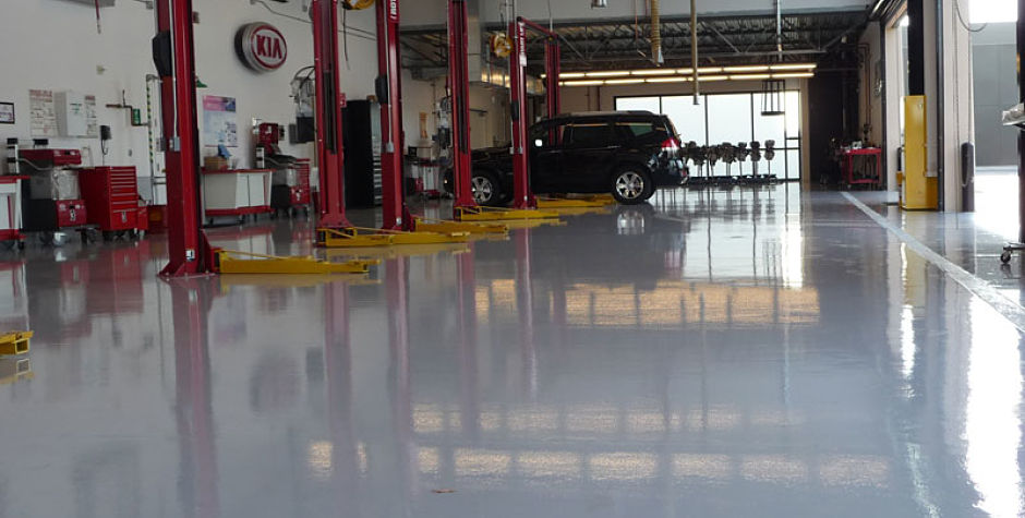 Automotive Flooring, Best Seamless Flooring Systems for the Automotive Industry
