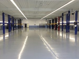 car dealership flooring - best options for car showroom flooring 